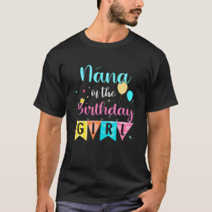 Camiseta Nana Da Festa De Aniversário Da Nana Nana