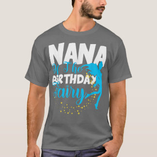 Camiseta Nana da Praça de Aniversário da Fada de Aniversári