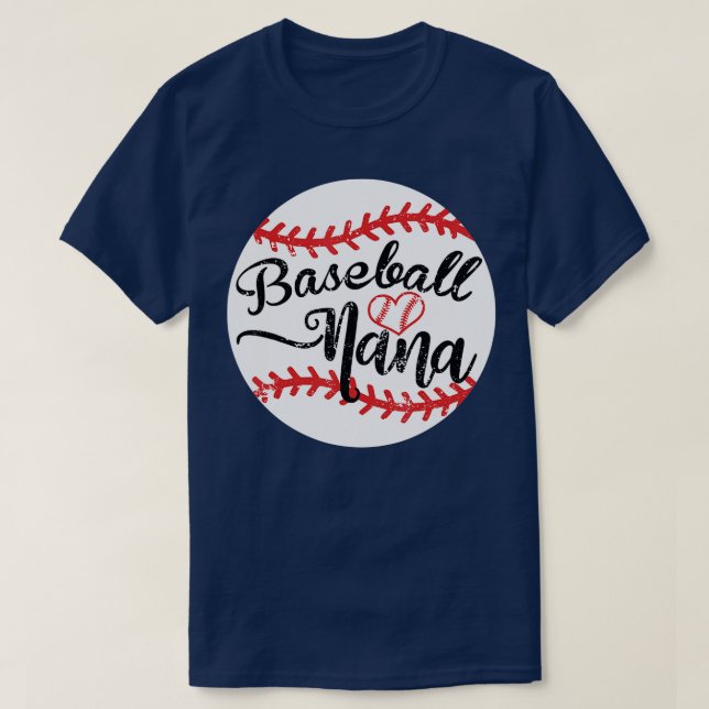 Camiseta Nana de Baseball Ortopolada (Frente do Design)