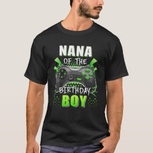 Camiseta Nana Do Aniversário Jogo De Vídeo Correspondente