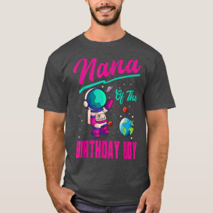 Camiseta Nana Do Astron Do Planeta Espacial Boy Birthday