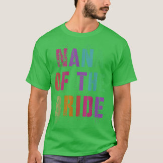 Camiseta NANA DO BRIDE Bridal Party Vovó Família Gran