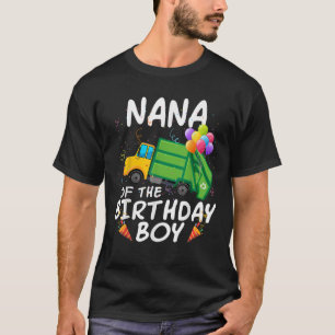 Camiseta Nana do Caminhão de Lixo do Birthday Correspondend