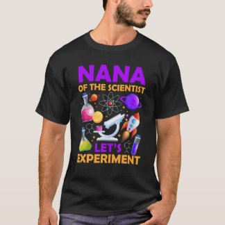 Camiseta Nana do Cientista de Aniversário Vamos Exp
