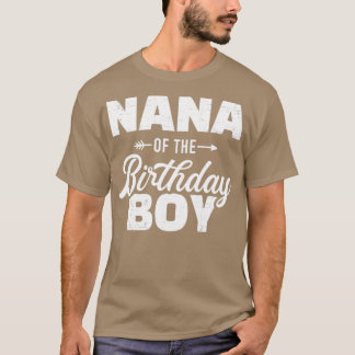 Camiseta Nana do filho do aniversariante que corresponde à 