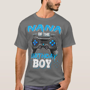 Camiseta Nana do jogo da família Birthday Boy Matching Fami