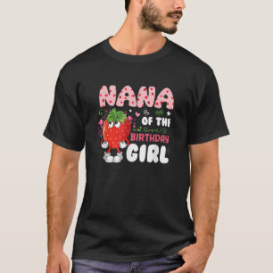 Camiseta Nana do Matchin da fruta de Morango de Aniversário