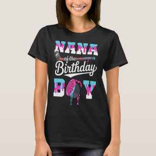 Camiseta Nana Do Menino Do Hockey De Sorvete De Aniversário