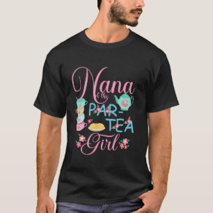 Camiseta Nana do Par Tea Girl Time to Par Tea Matching