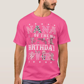 Camiseta Nana do Rodeio da Vaqueira de Aniversário Nana Cow