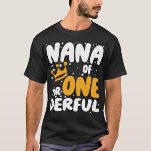 Camiseta Nana do Sr. One Derful Party Correspondência Famil