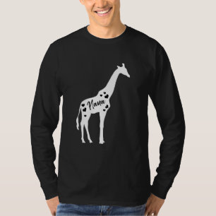 Camiseta Nana Giraffe Avós Dia dos Avós Safari Zoo Avô