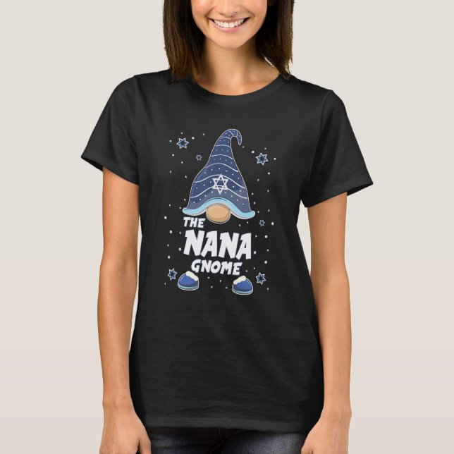 Camiseta Nana Gnome  Hanukkah Family Matching for men women (Frente)