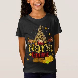 Camiseta Nana gnomo Fall Y Gnomo Pumpkin Spice Thanksgi