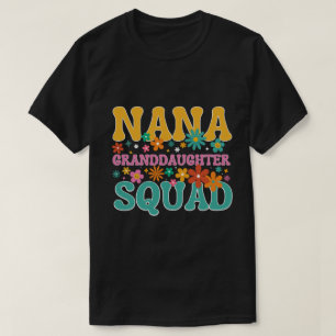 Camiseta Nana GrandFilha Squad groovy nana Para A Avó