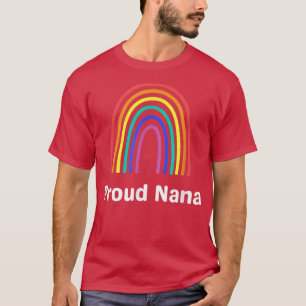 Camiseta Nana Grandma Orgulho gay LGTB LGTBQ Rainbow Cute