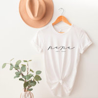 Nana Grandma T-Shirt Personalizada