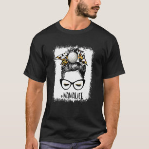 Camiseta Nana Life Leopard Messy Bun Ga