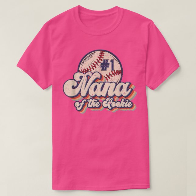 Camiseta Nana of the Rookie Tee Rookie of the Year Baseball (Frente do Design)