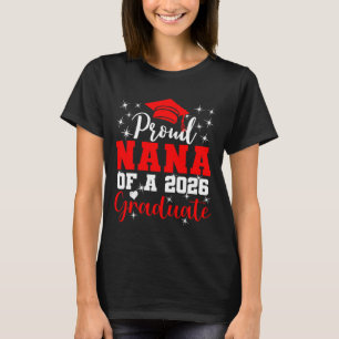Camiseta Nana Super Orgulhosa da Formatura de 2026 Graduand
