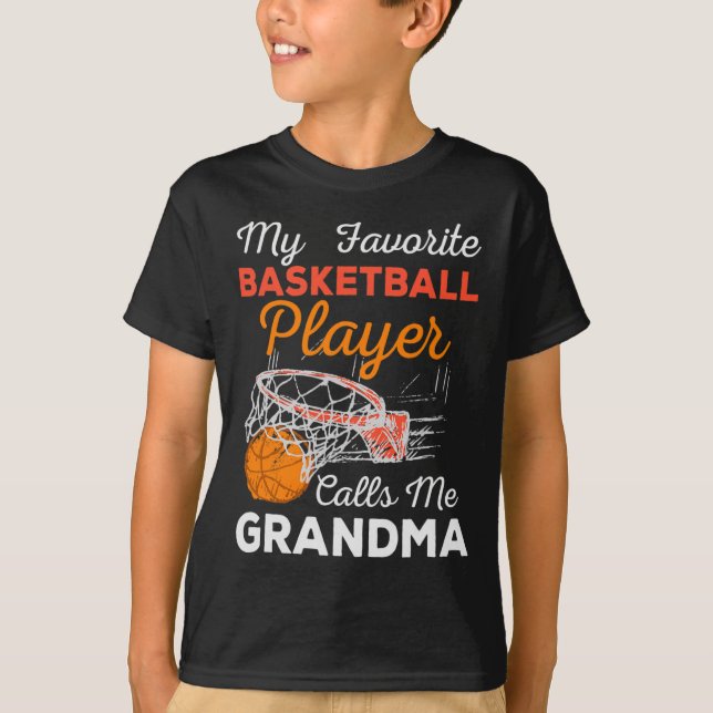 Camiseta Nana Tee - My Favorite Sketll Player Calls Me Gran (Frente)