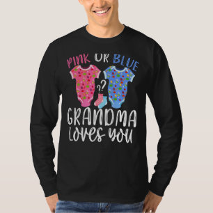 Camiseta Nana Vovó Festa de Bebê Chá de fraldas Revelação d