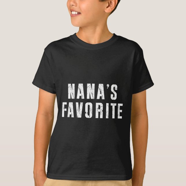 Camiseta Nana's Favorite T Funny Grandma Grandparent Granhi (Frente)