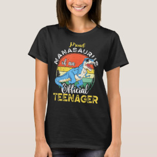 Camiseta Nanasaurus Dinosaur 13 Aniversário Oficial