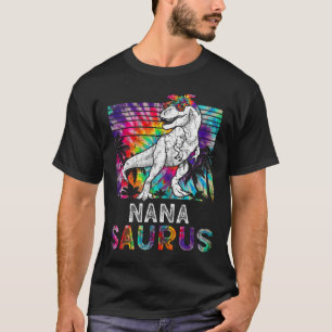 Camiseta Nanasaurus Dinossauro Nana Saurus Família Correspo