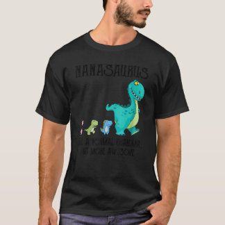 Camiseta Nanassauro Como Uma Avó Normal Mas Mais Incrível