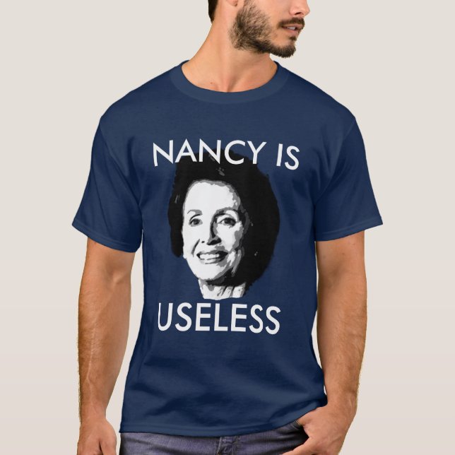 CAMISETA NANCY PELOSI É INÚTIL (Frente)