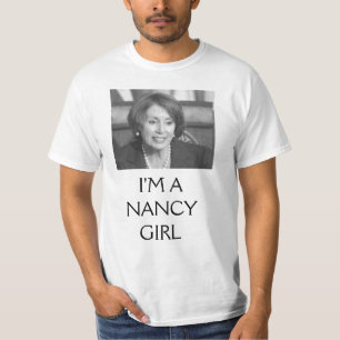 Camiseta nancy_portrait_crop, eu sou UMA MENINA de NANCY