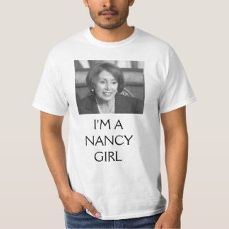 Camiseta nancy_portrait_crop, eu sou UMA MENINA de NANCY