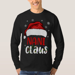 Camiseta Nani Claus Christmas Pajama Family Matando Xmas