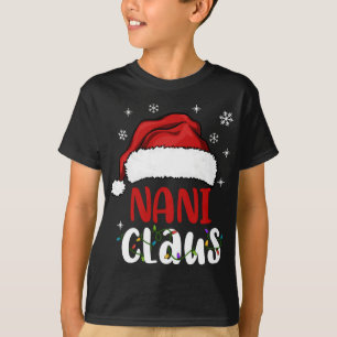 Camiseta Nani Claus Christmas Pajama Family Matando Xmas