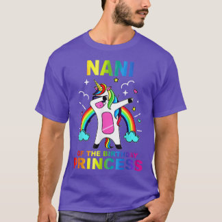 Camiseta Nani, da Princesa de Aniversário, Dabbing Unicorn