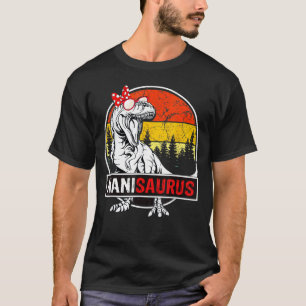 Camiseta Nanisaurus Rex Dinosaur Nani Saurus Família da Mãe