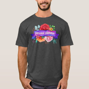 Camiseta Nânma feminino vovó com Watercolor Ro