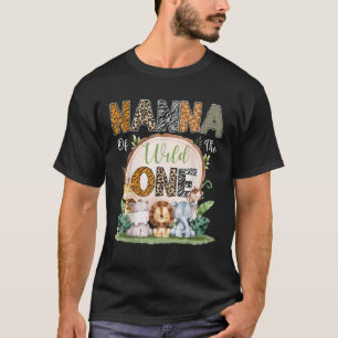 Camiseta Nanna Do Selvagem Um Primeiro Aniversário Safari W