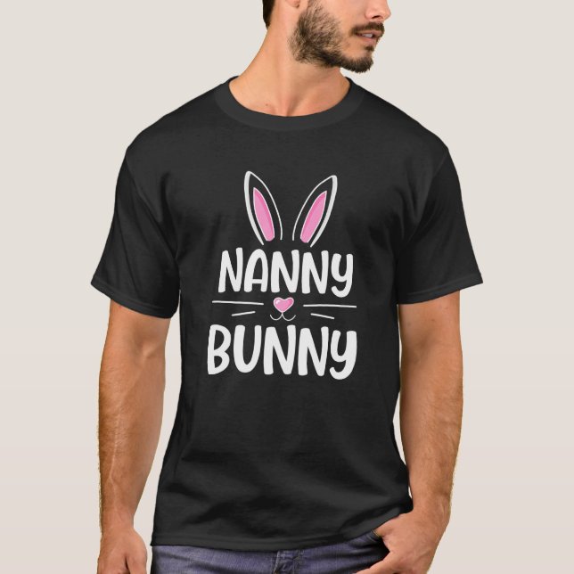 Camiseta Nanny Bunny Matching Family Easter Par (Frente)