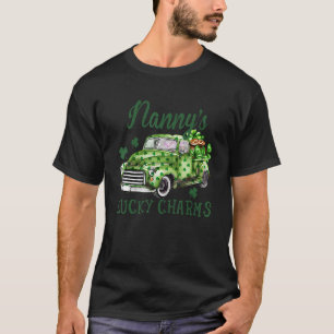 Camiseta Nanny S Lucky Charm Rua Patrick S Day Shamrock Car