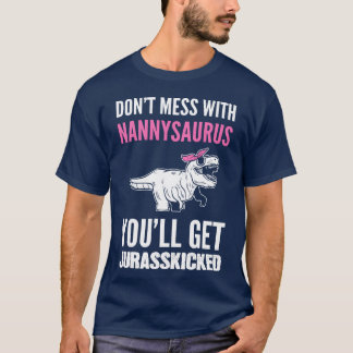 Camiseta Nannysaurus Childcare Worker Gift boy
