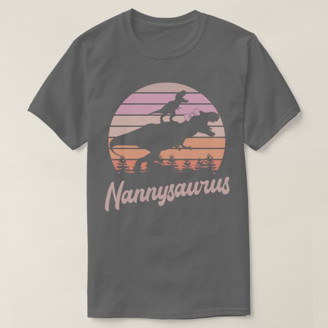 Camiseta Nannysaurus TRex Dinossaur (Frente do Design)