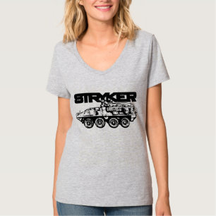 Camiseta Nano V-Neck de Hanes Mulher-Stryker