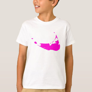 Camiseta Nantucket cor-de-rosa