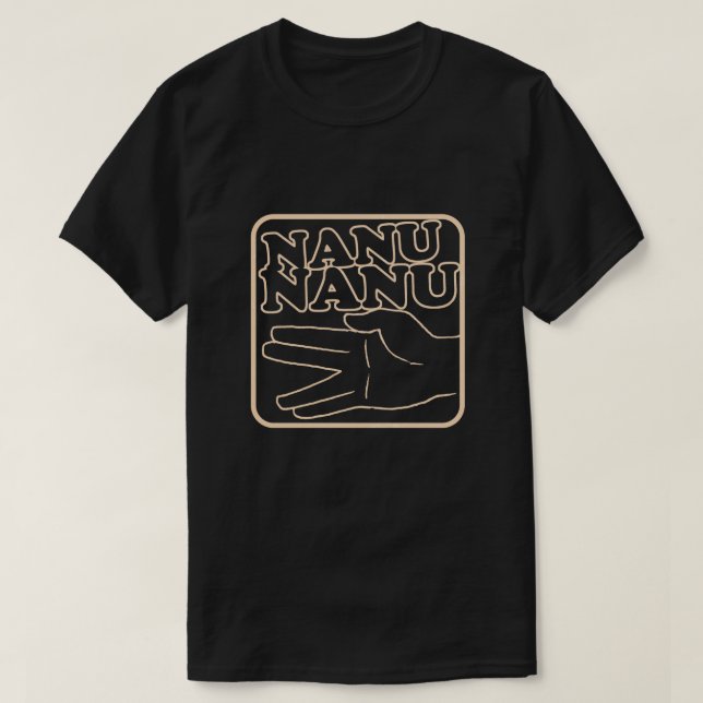 Camiseta Nanu Nanu 70s - Gráfico da Cultura RetroPop (Frente do Design)