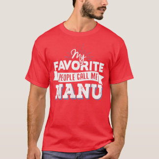 Camiseta    NanuMy Favorite Pessoas Me Chame Nanu 