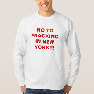 CAMISETA NÃO A FRACKINGIN NEW YORK!!!