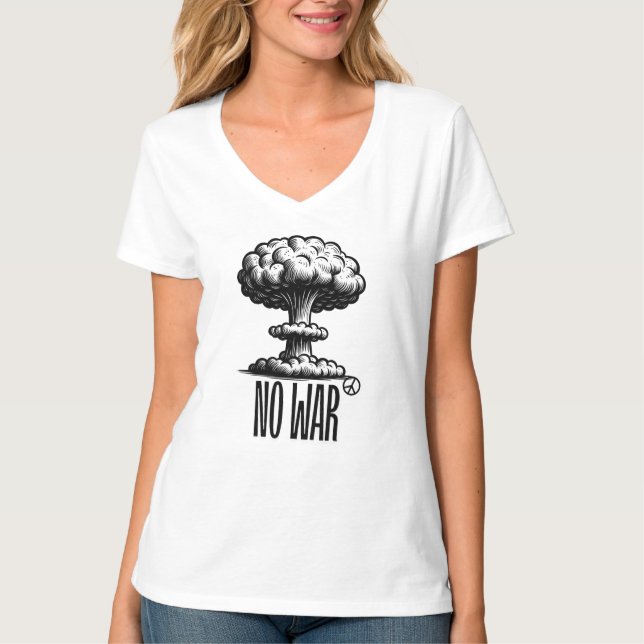 Camiseta NÃO À GUERRA (Frente)