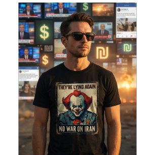 Camiseta Não à Guerra no Irã – Propaganda Noticios